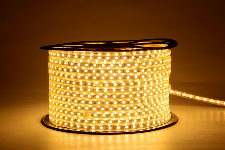 5050 60D 8MM Golden Light Strip