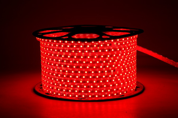 5050 60D 8MM Red Light Strip