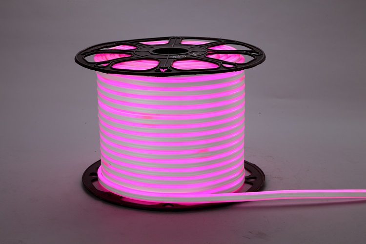 Single Sided Flexible Pink Light Strip