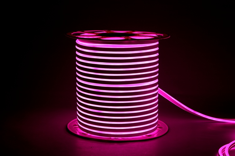 Flexible Single-Sided Pink Light Strip