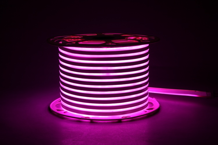 Single-Sided Flexible Pink Strip Light